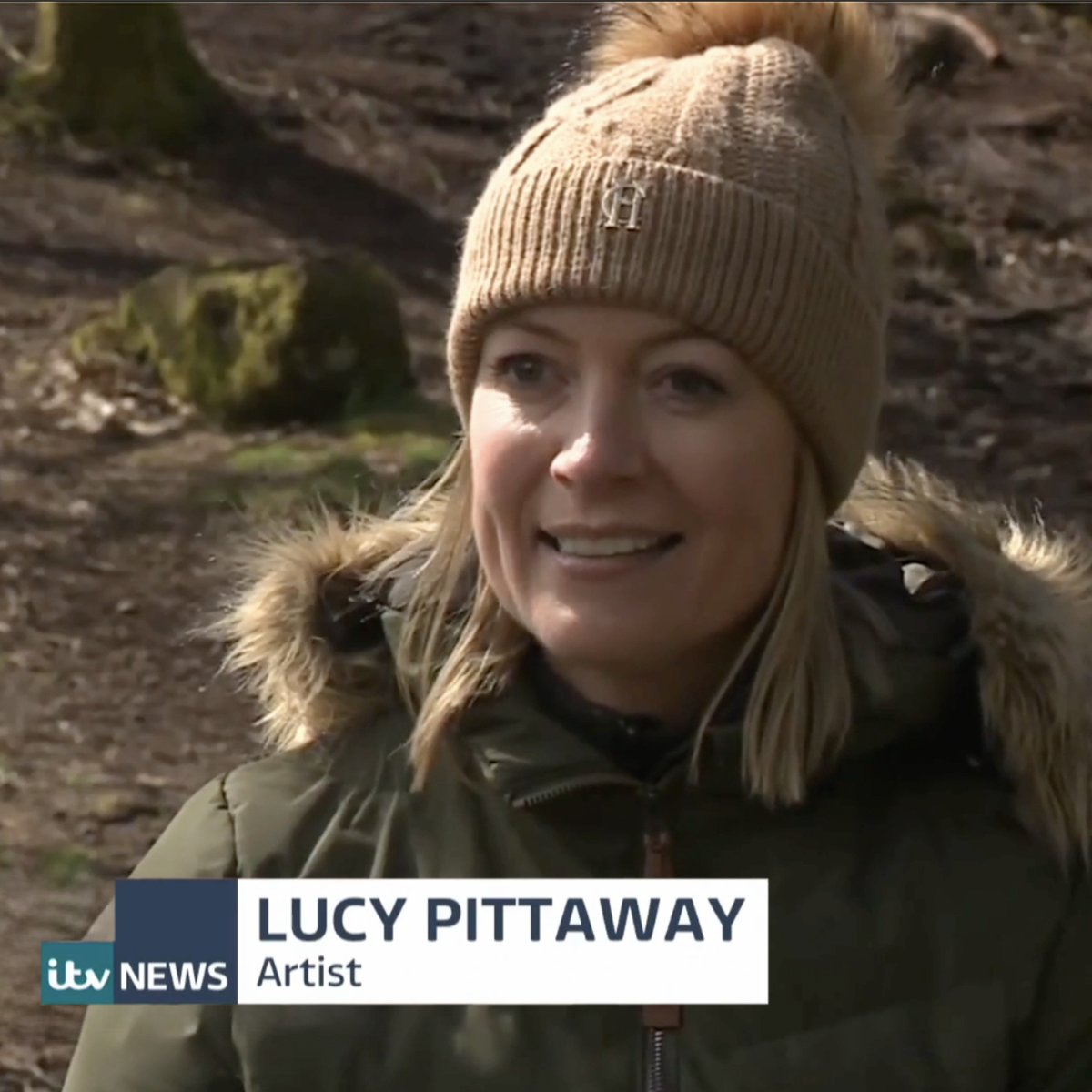 Planting The First Trees On ITV News Lucy Pittaway