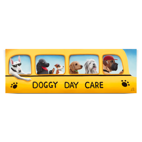 Lucy Pittaway l Originals l Dogs Collection l Doggy Day Care